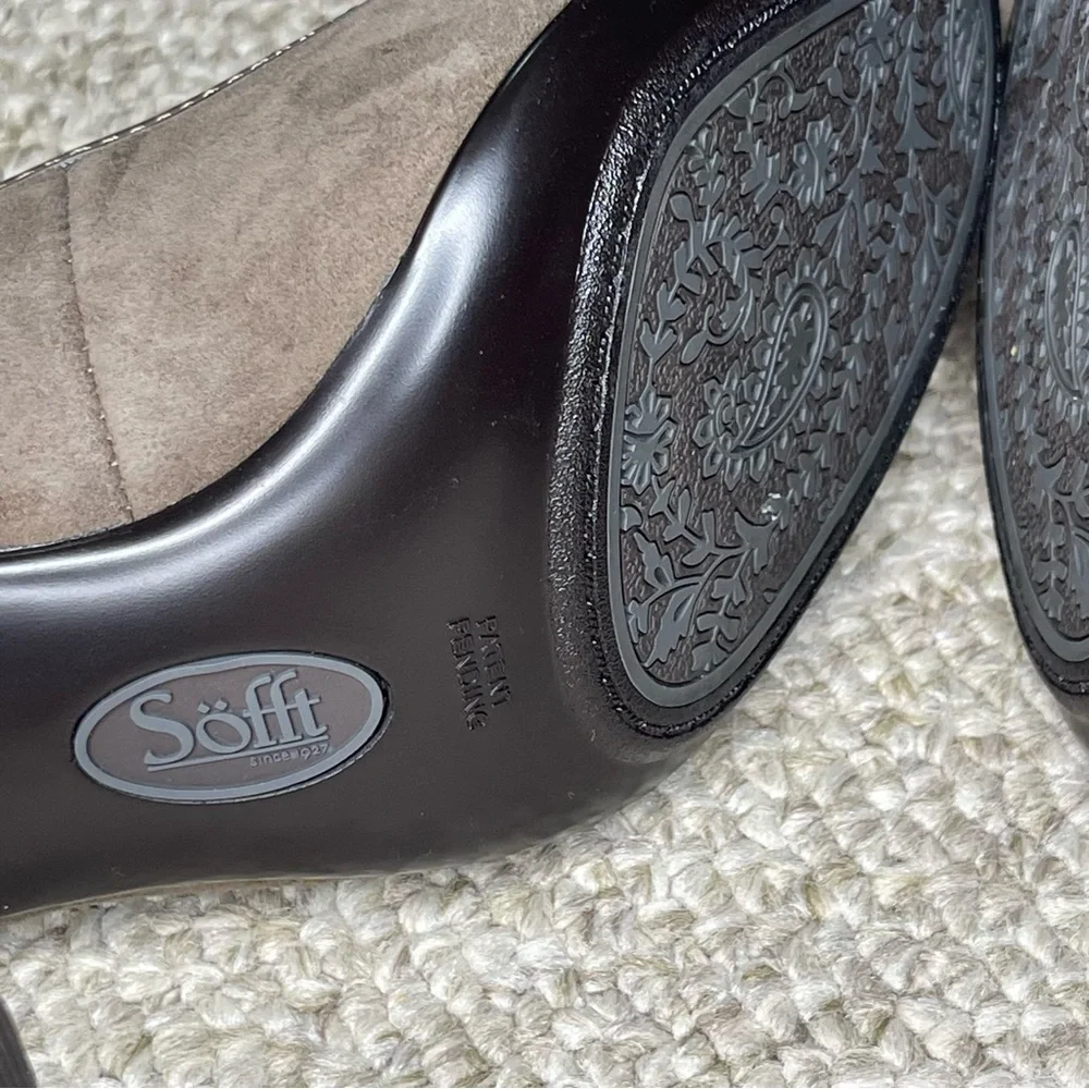 Sofft suede leather heels